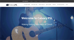 Desktop Screenshot of calvarypsl.com